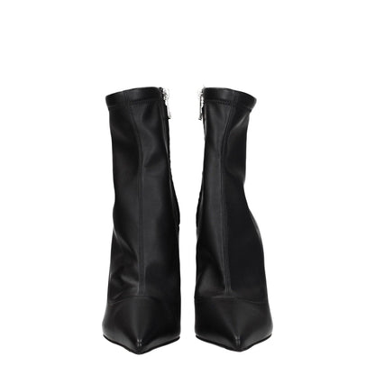Dolce & Gabbana Black Leather Ankle Boots