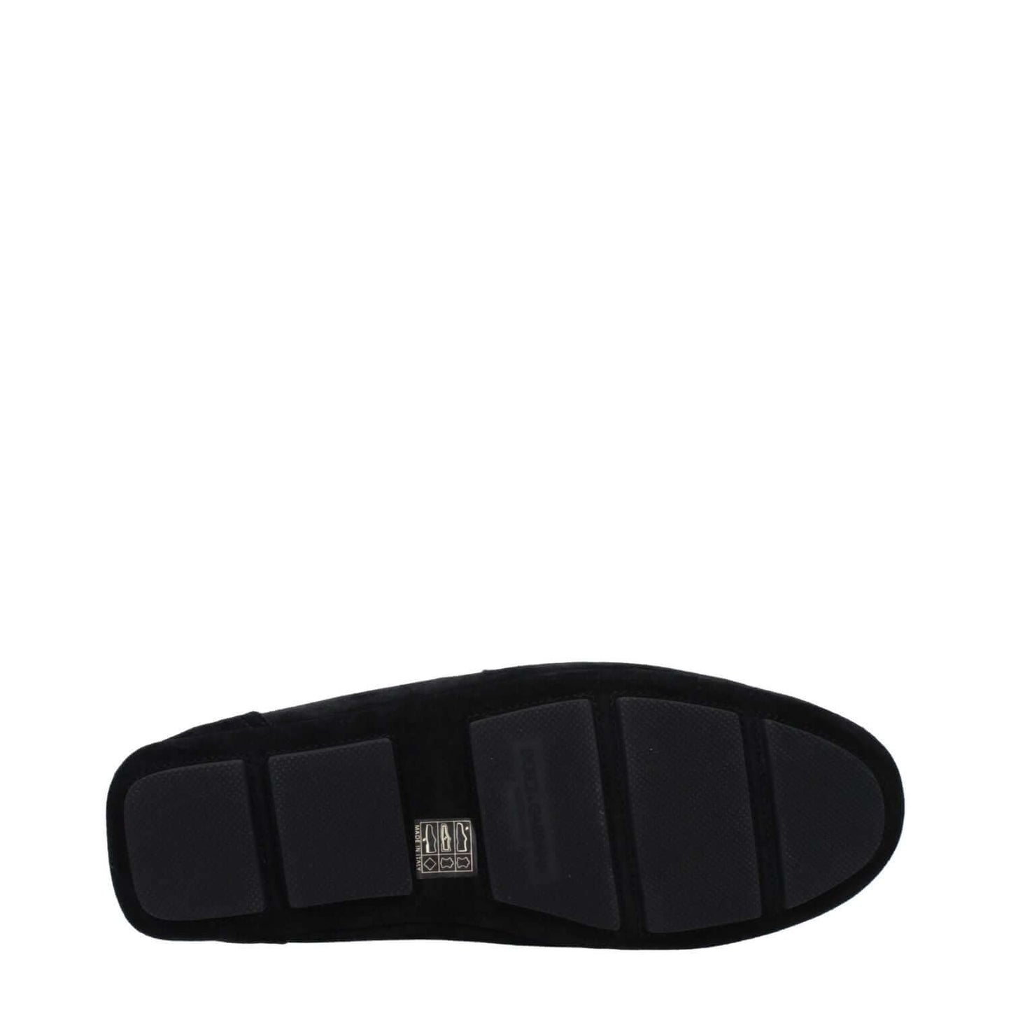 Dolce & Gabbana Black Leather Slip-On Loafers