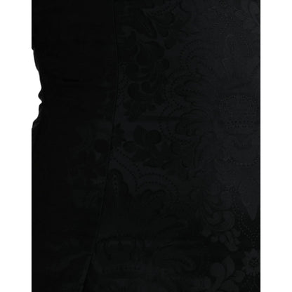 Dolce & Gabbana Black Sleeveless Bodycon A-line Mini Dress