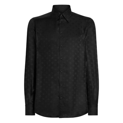 Dolce & Gabbana DG logo martini jacquard shirt Shirts