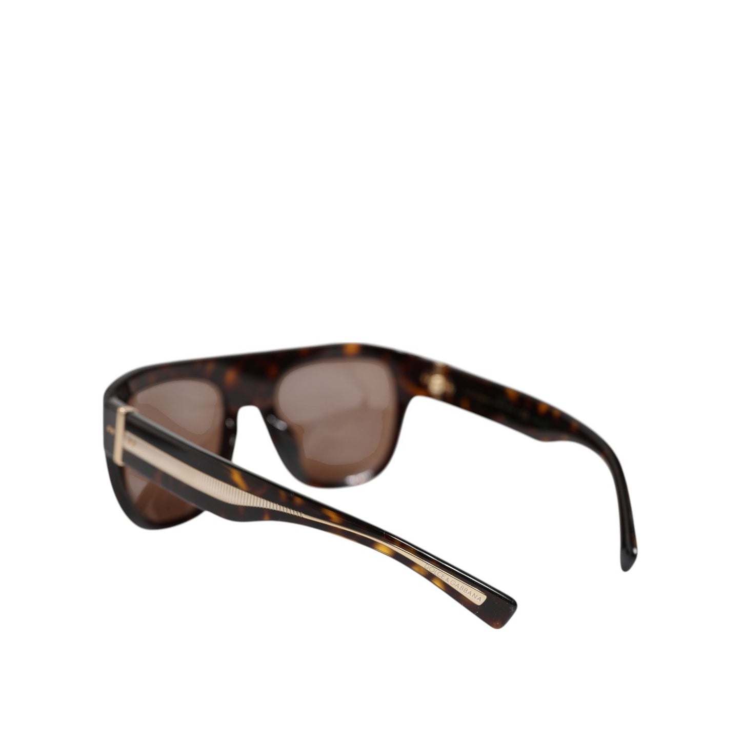 Dolce & Gabbana Dark Brown Havana DG4398F Square Frame Eyewear Sunglasses