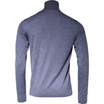 Dolce & Gabbana Purple Blue Long Sleeve Turtleneck Pullover Sweater TSH87070-48