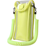 Dolce & Gabbana Yellow Green Plastic DG Logo Neck Strap Cardholder Wallet Dolce & Gabbana Light Goldenrod