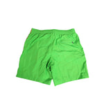 Dolce & Gabbana Green Nylon Drawstring Men Shorts Swimwear, featuring elastic waistband and pocket, perfect for summer style.