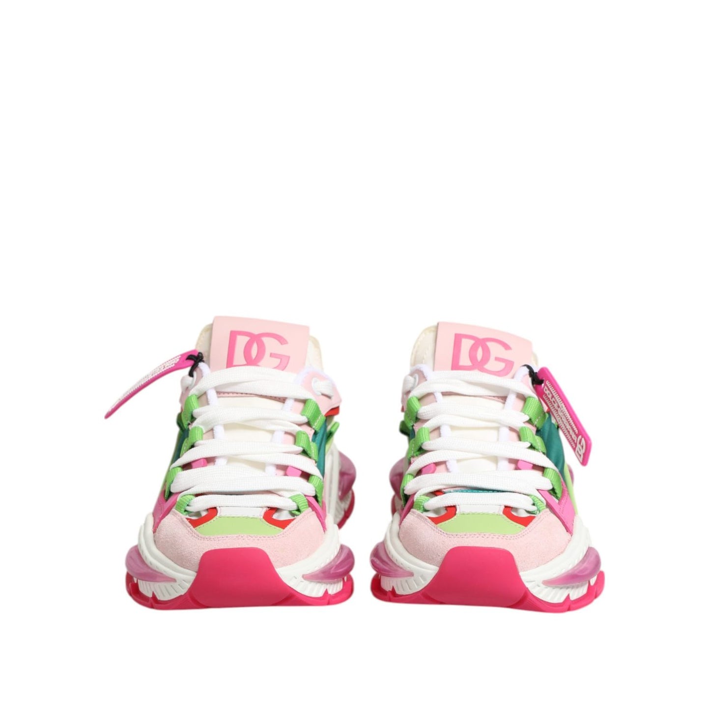 Dolce & Gabbana Multicolor Leather Airmaster Low Top Sneaker Shoes