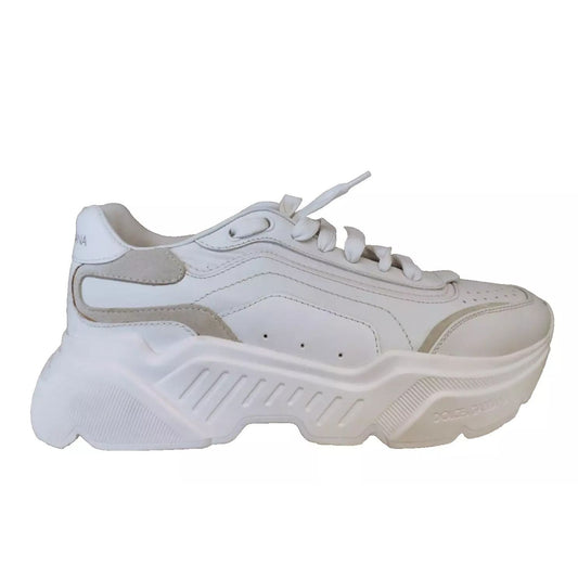 Dolce & Gabbana White Daymaster Low Top Mens Sneakers