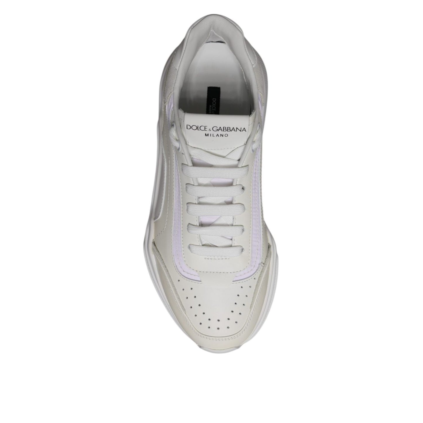 Dolce & Gabbana White Daymaster Low Top Sneakers Shoes Dolce & Gabbana