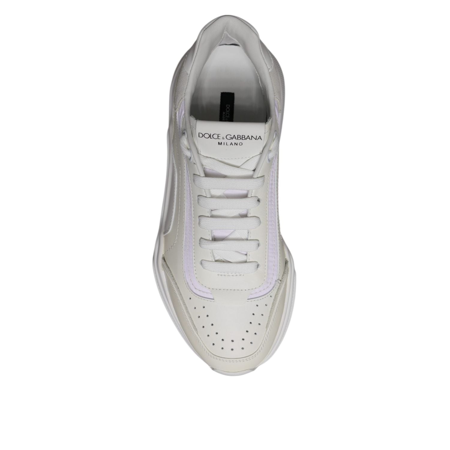 Dolce & Gabbana White Daymaster Low Top Sneakers Shoes