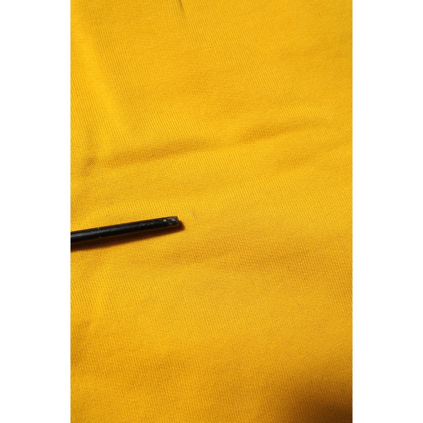 Dolce & Gabbana Yellow Cotton Sweatpants Jogger Pants Dolce & Gabbana