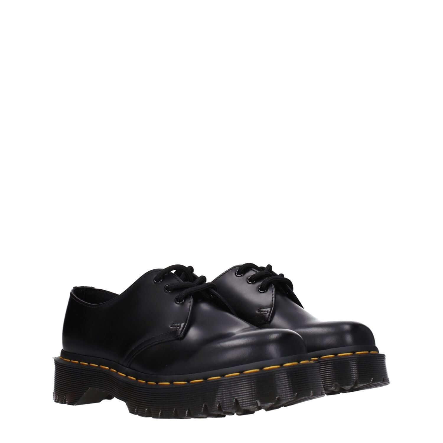 Dr. Martens Black Leather Oxfords And Derbies