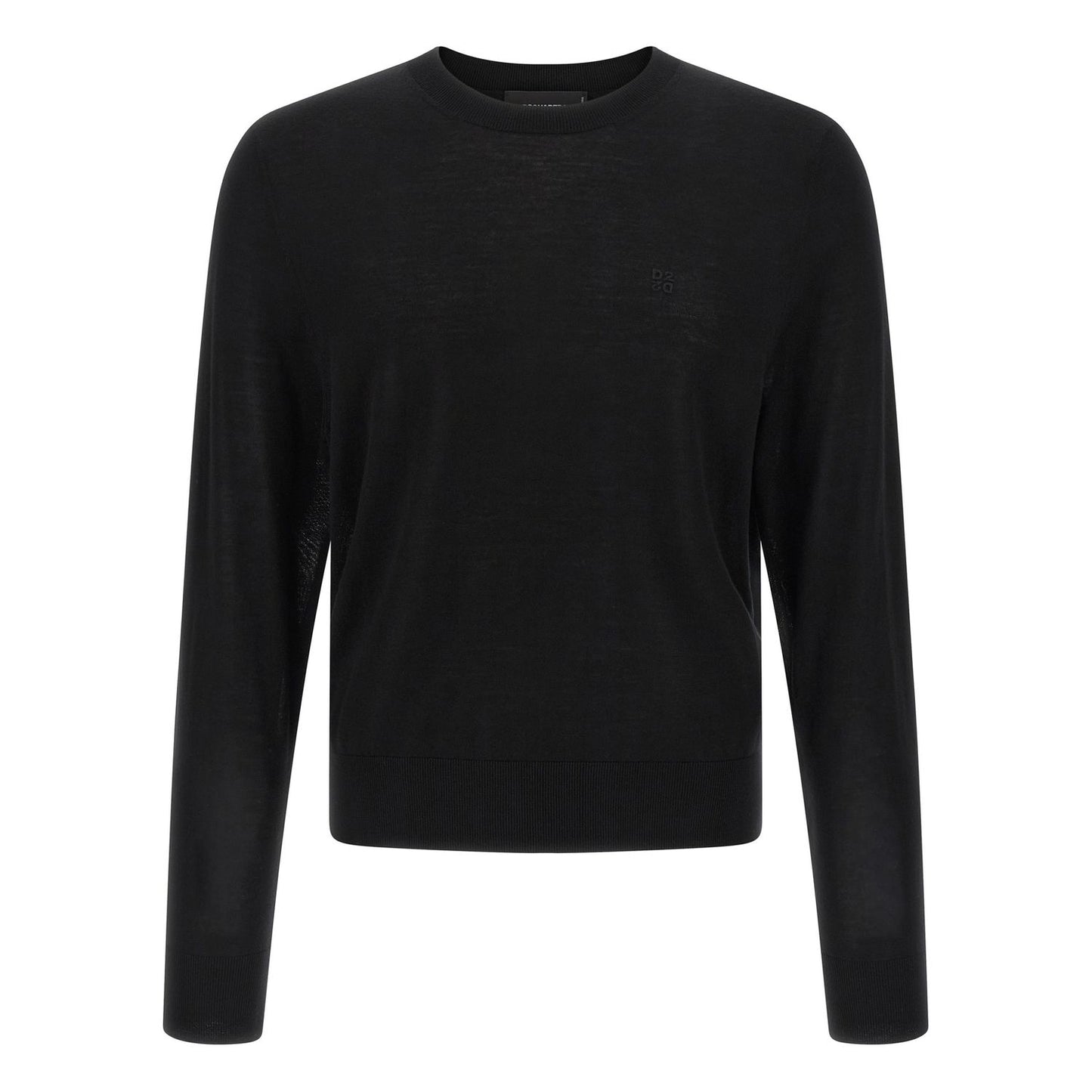Dsquared² Black Wool Cardigan