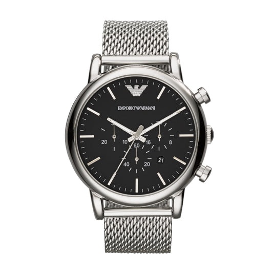EMPORIO ARMANI MOD. AR1808 Gent's Chronograph Stainless Steel Watch
