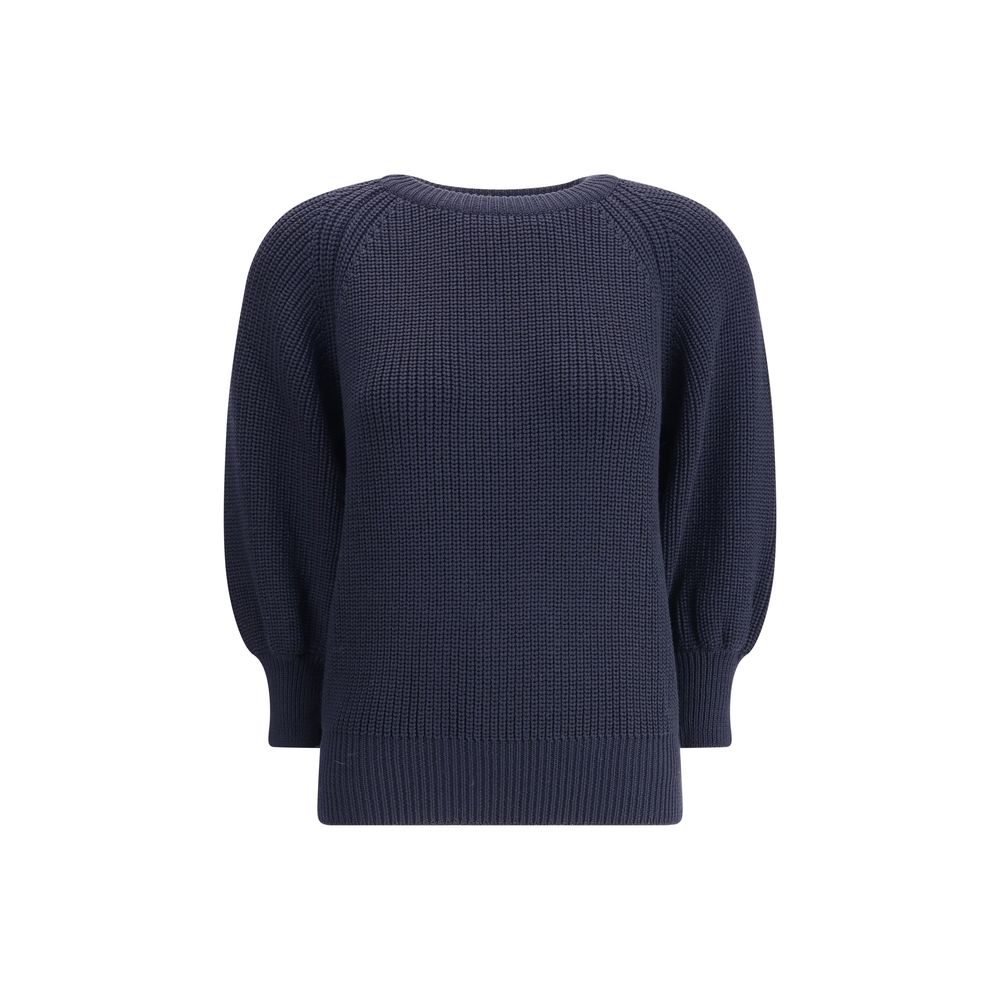 Ella Blue Merino Wool Sweater