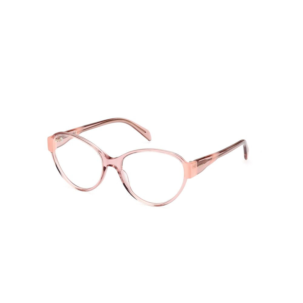 Emilio Pucci Multicolor Acetate Frames in pink, model EP5206-55074 with lens size 55mm.
