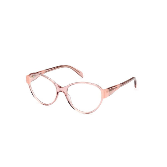 Emilio Pucci Multicolor Acetate Frames in pink, model EP5206-55074 with lens size 55mm.
