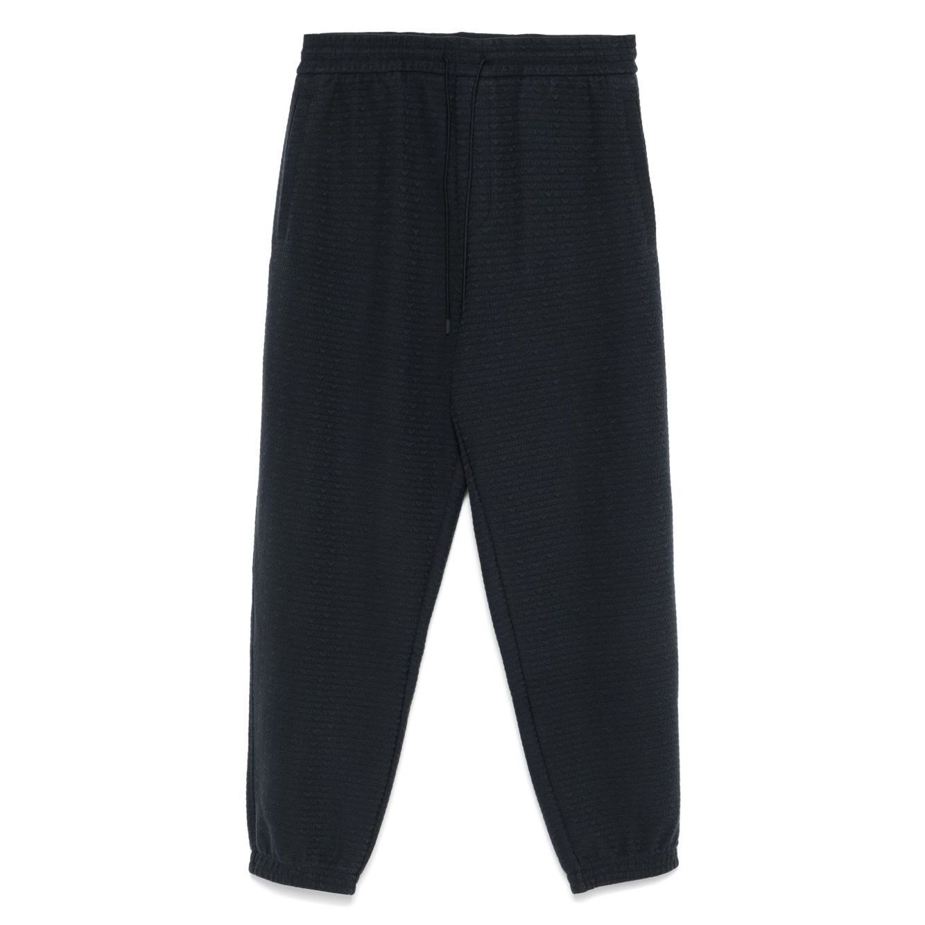 Emporio Armani ASV Lyocell blend jersey joggers with all-over lettering