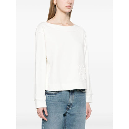 Emporio Armani logo embroidered sweatshirt Topwear