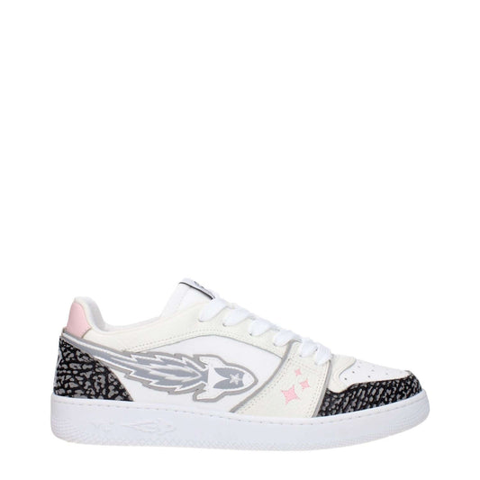 Enterprise Japan White Leather Athletic Sneakers