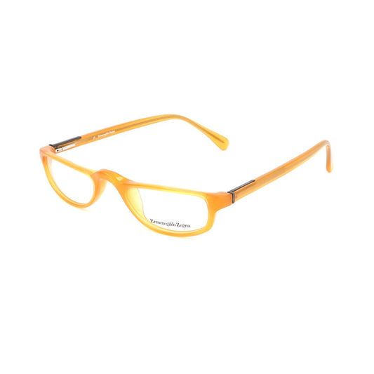 Ermenegildo Zegna Yellow Plastic Frames, unisex glasses with 50/22/145 mm dimensions.