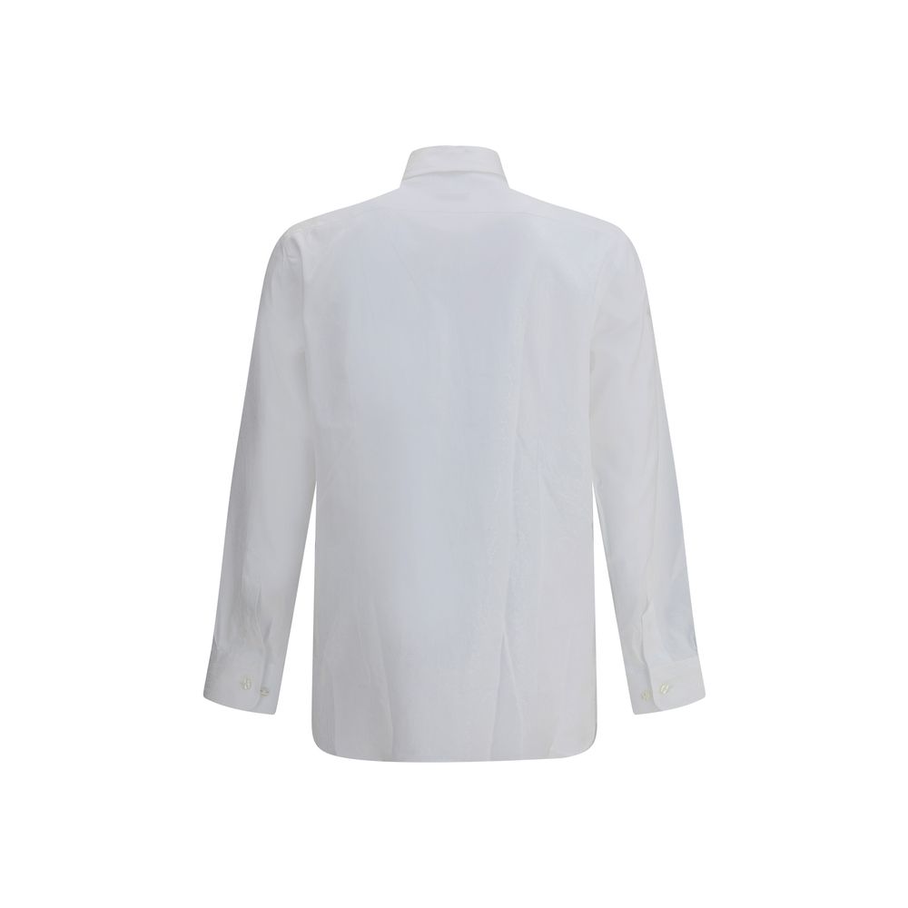 Etro White Cotton Dress Shirt
