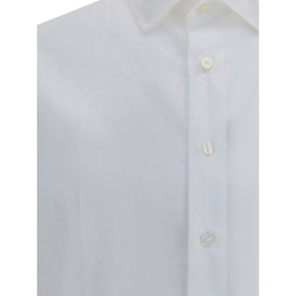 Etro White Cotton Dress Shirt