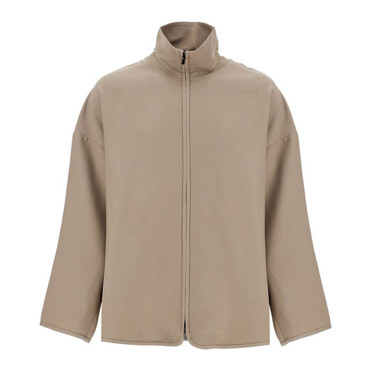 Fear Of God dusty beige wool jacket with high collar