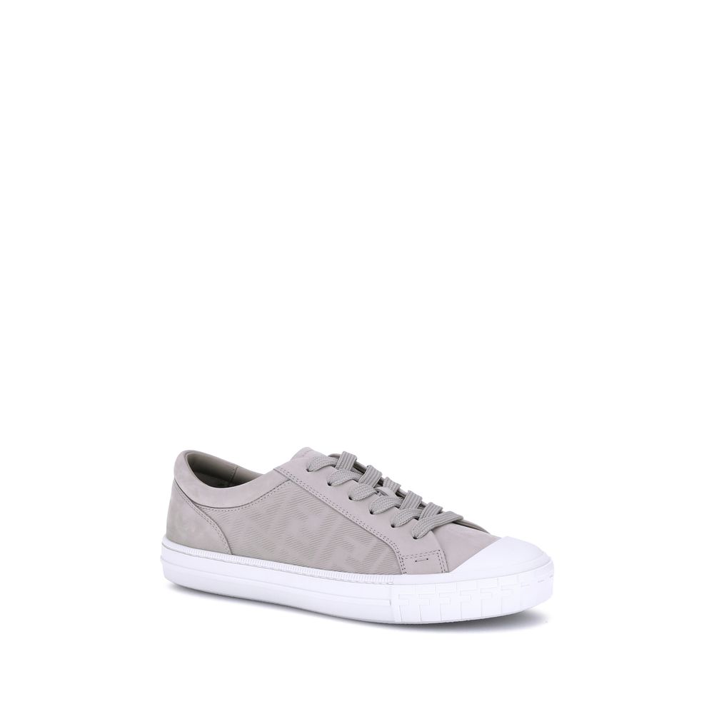 Fendi Beige Rubber Low Top Sneakers