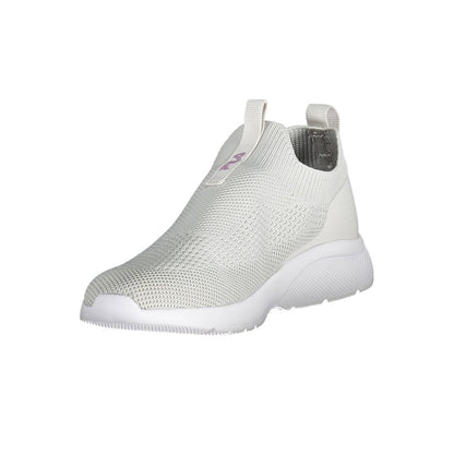 Fila Beige Synthetic Women Sneaker showcasing sleek design and comfort for a trendy fashion-forward look