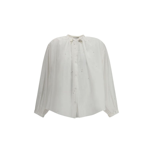 Forte_Forte White Cotton Blouse