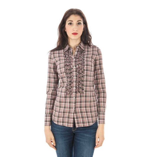 Fred Perry Rosa Cotton Women Shirt 1728,67403481248,Clothing,Fred Perry,New with tags,Pattern - Shirts - Clothing,Pink,S,Shirts - Clothing,Women