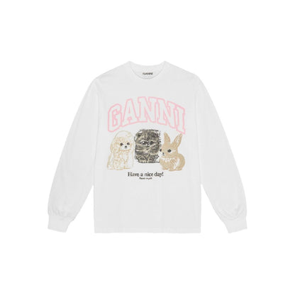 GANNI Sweaters White