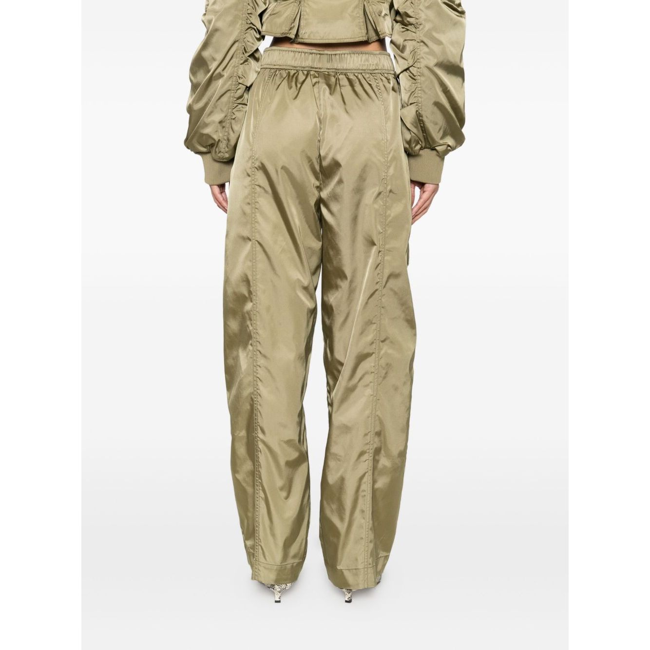 GANNI Trousers Green