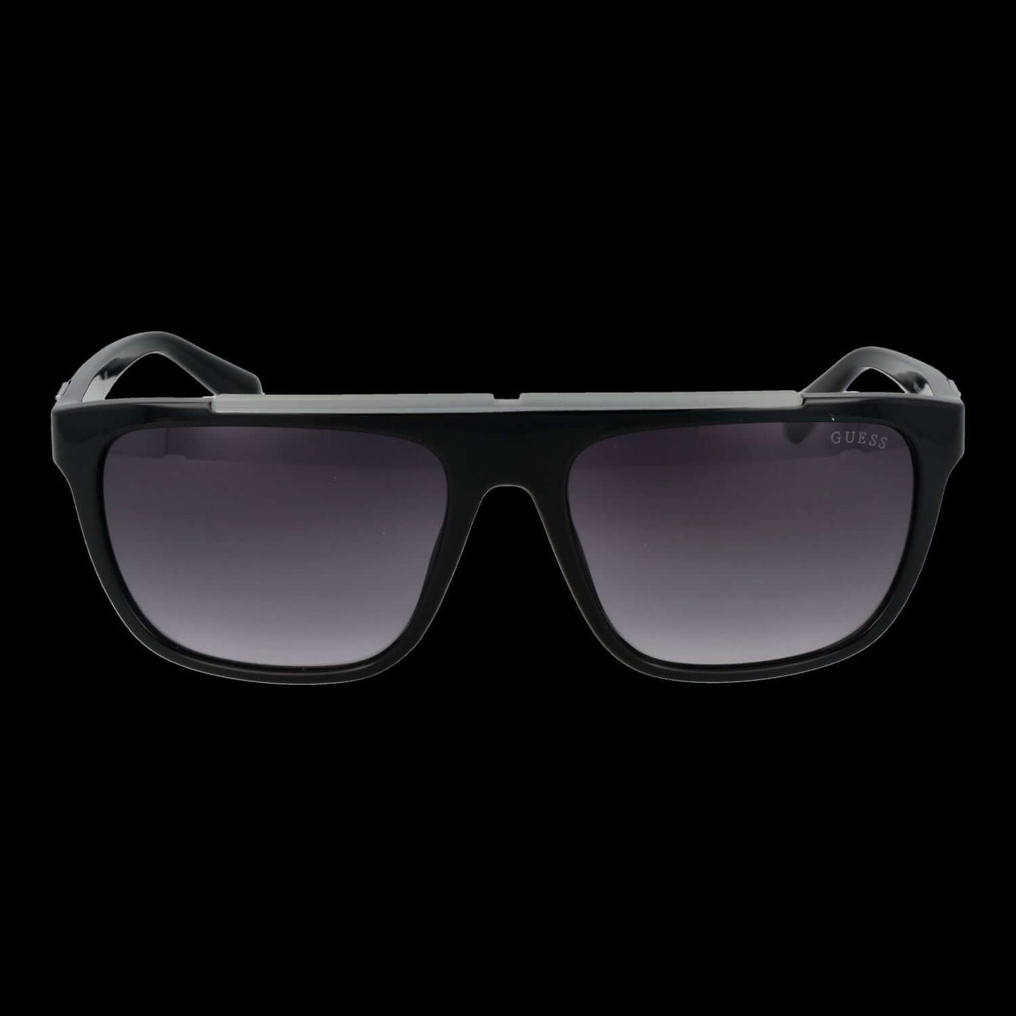 GUESS MOD. GU00122 5701B sunglasses for men in black frame with gradient lenses, stylish eyewear for gents.