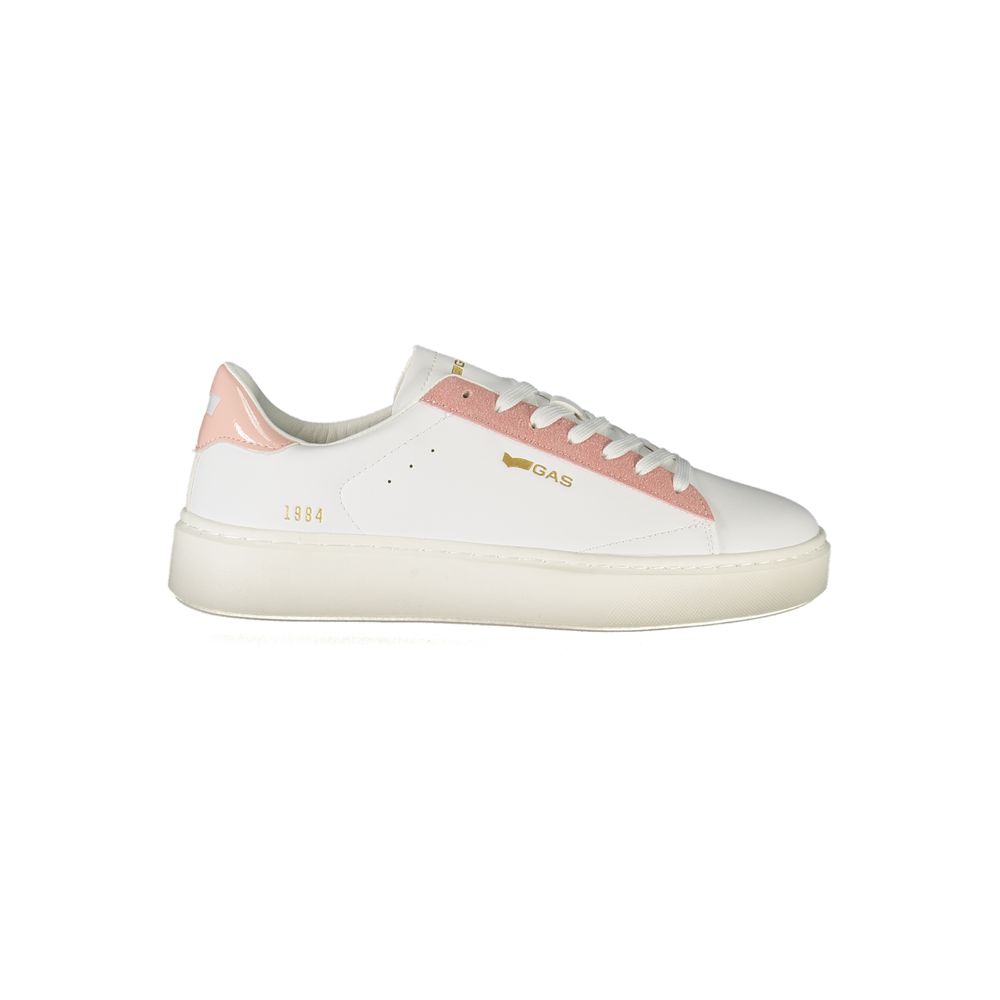 Gas Bianco Poliuretano Women Sneaker