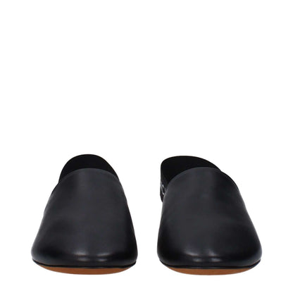 Givenchy Black Leather Mules