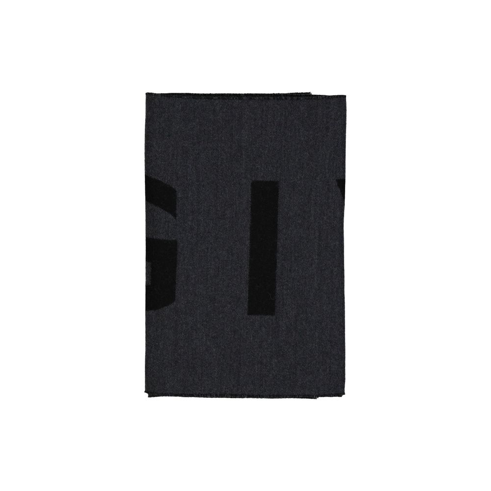 Givenchy Gray Virgin Wool Scarf
