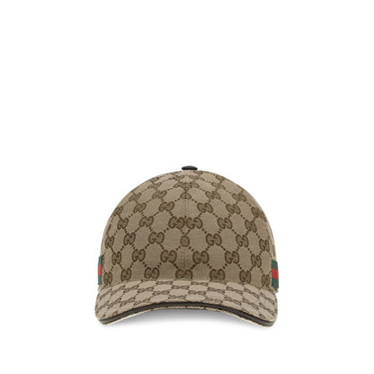Gucci Beige Cotton Cap (Baseball Hat)