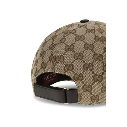 Gucci Beige Cotton Cap (Baseball Hat)