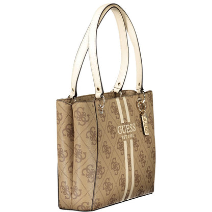 Guess Jeans Beige Polyethylene Women Handbag