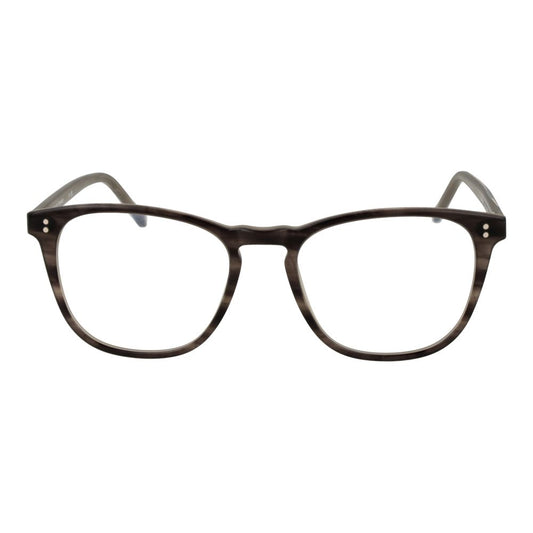 Hackett Gray Men Glasses Frame, full-rim acetate design, square style, grey color, size 52-18-145 with demo lenses.