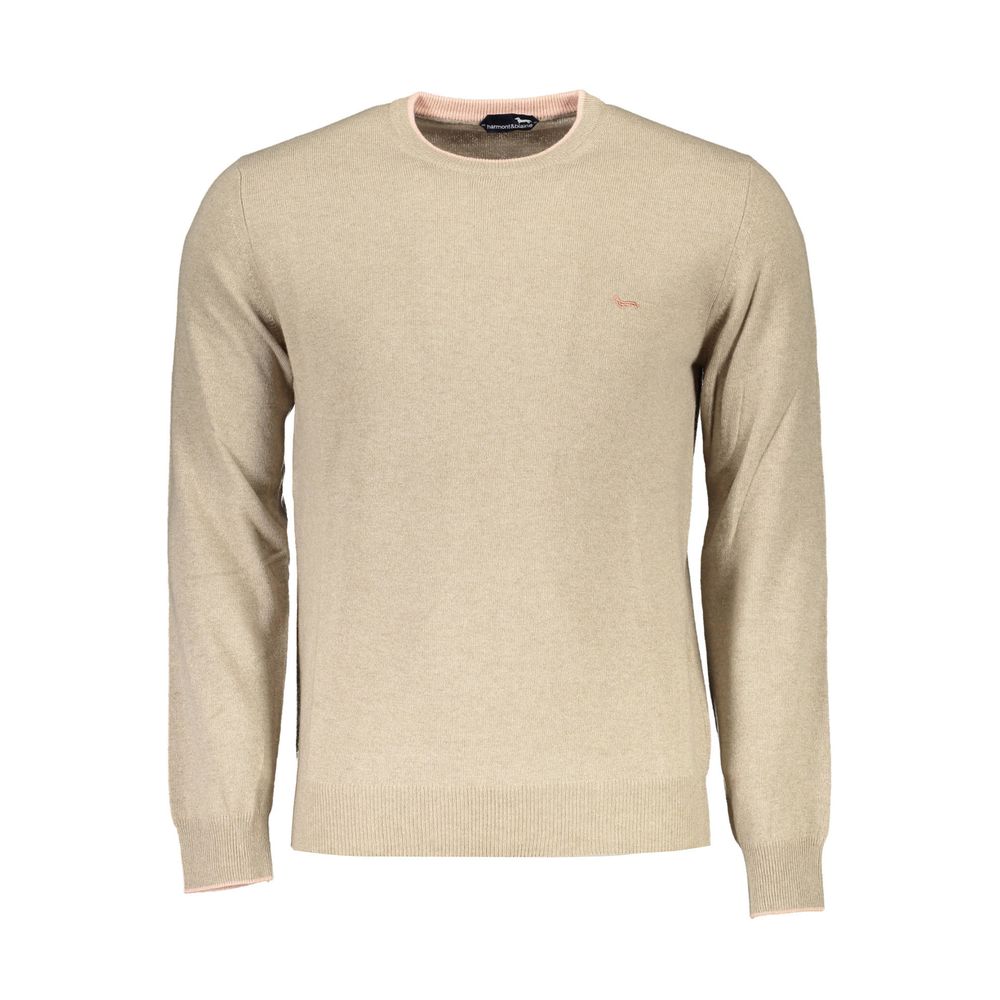 Harmont & Blaine Beige Wool Men Sweater