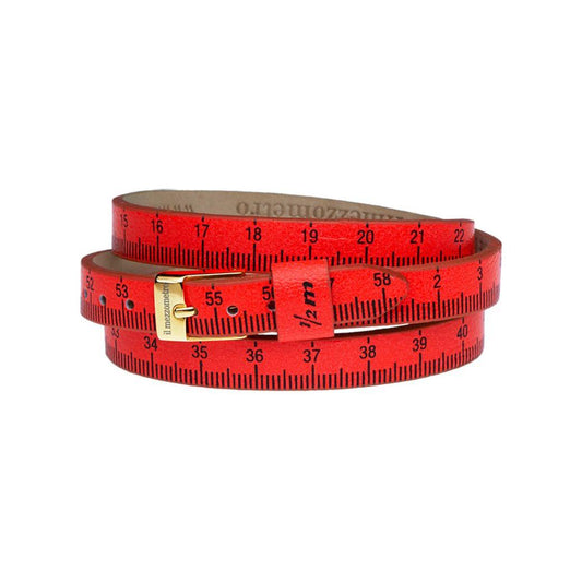 Il MEZZOMETRO Mod. FLUO - Bracciale in pelle/leather bracelet