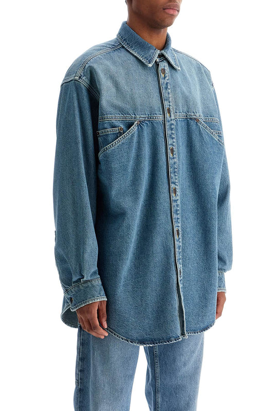 Moschino denim shirt with pockets Shirts Moschino Dim Gray