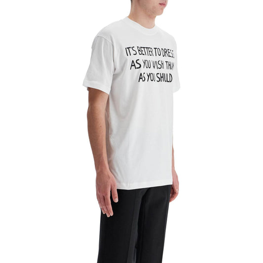 Moschino t-shirt with lettering print