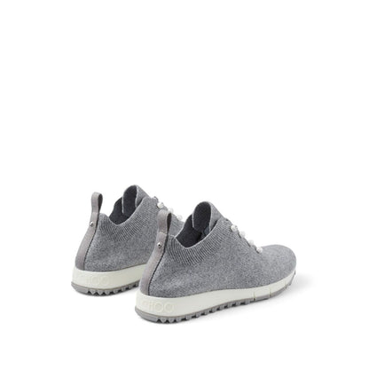 Jimmy Choo Veles Cashmere Knit Trainers Sneakers