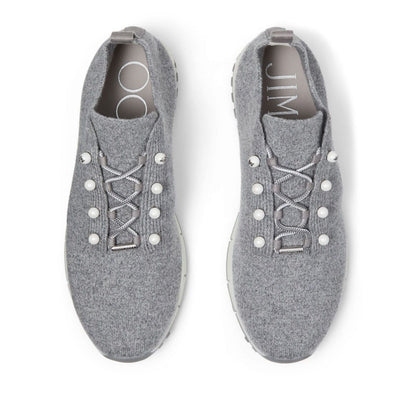 Jimmy Choo Veles Cashmere Knit Trainers Sneakers