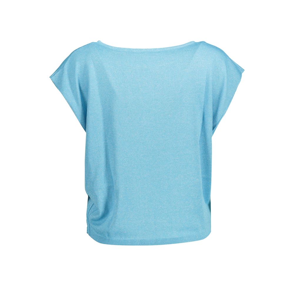Kocca Blue Polyester Women T-Shirt