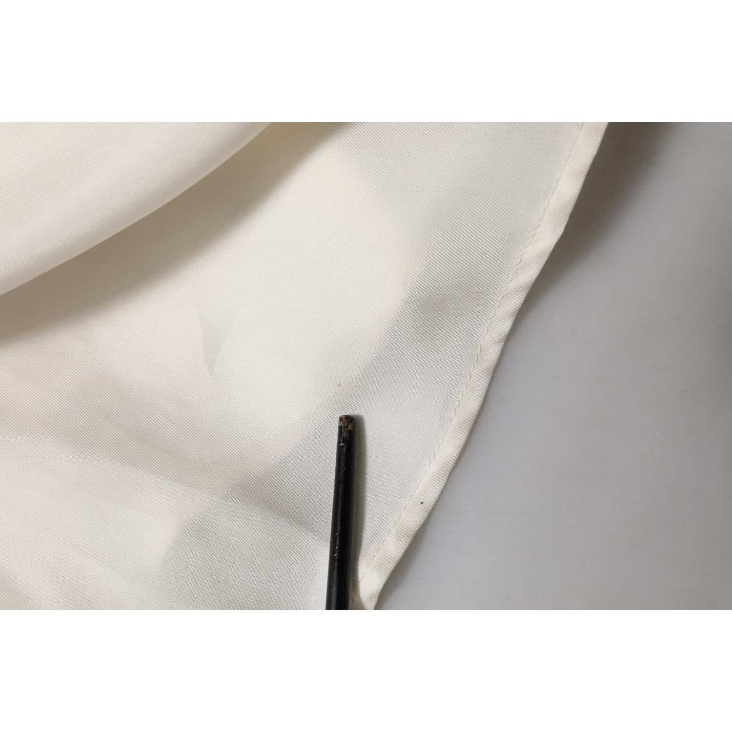 L'Autre Chose Ivory White Sleeveless Maxi Cupro Viscose Dress