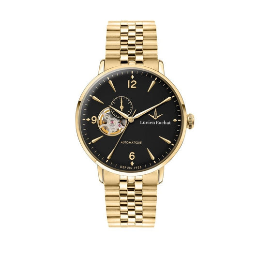 LUCIEN ROCHAT MOD. R0453120001 gent wristwatch, 41mm case, mechanic automatic movement, silver material with sapphire dial.