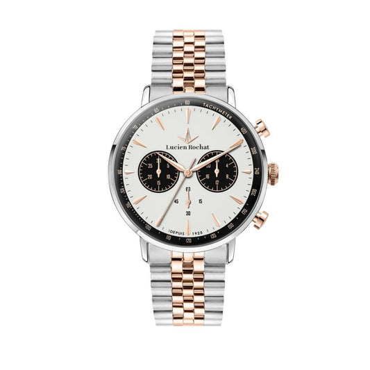 LUCIEN ROCHAT MOD. R0453120003, 41mm chronograph wristwatch, quartz movement, for gentlemen